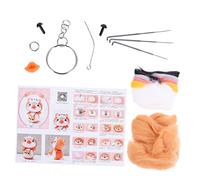 OSALADI Needle Felting Starter Kit for Beginners DIY Penguin Craft with Materials Manual Skill Building and Decorative Ornament Supplies