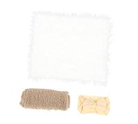 OSALADI Newborn Photography Props Swaddle Set 3pcs White Enhance Your 's Photo Memories