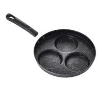 OSALADI Nonstick Stainless Steel Pancake Pan with Multiple Grooves, Easy to Clean Handheld Breakfast Frying Pan for Cooking Eggs and Pancakes