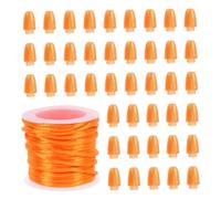 OSALADI Nylon Crafting String with Breakaway Clasp Connectors Decorative Rope for DIY Jewelry Making Bracelet and Necklace Crafting Easy to Use Connect Clasps for Quick Assembly