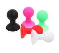 OSALADI Octopus Mobile Stand 5pcs Random Color Silicone Phone Holder and High Power Suction Plate, Stick-on Back Support for Smartphones, Kitchen Counter Bathroom Vanity