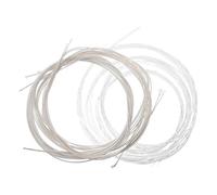 OSALADI Oud Strings Set, Normal Tension Oud Replacement Strings, Nylon and Silver Plated Copper Alloy, Beige, Full Set, for Stable Tuning and Easy Installation