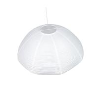 OSALADI Paper lampshade White Paper Decorative Light Lanterns lamp Shade Replacement Chandelier lamp Shade cage Home Accents Decor Lampshade for Ceiling Light Metal Protection Earth