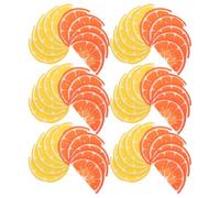 OSALADI Paper Napkins 2-Layer with Vibrant Citrus Design Semicircular Orange 80pcs Disposable Napkins for Shower and Large Events, for Summer Birthday Parties and Table Decorations