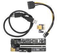 OSALADI Pci-e 1x to 16x Extender Adapter Card, 6-pin Interface, Abs Gpu Riser for Building Mining Equipment, No Driver Required