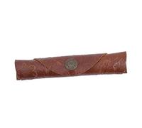 OSALADI Pen Bag for Notebook Leather Protective Holders Pencil Case Elastic Closure for Birthday Christmas