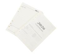 OSALADI Planner Refill Flexible Loose Leaf Inserts for Efficient Daily Planning Portable Notebook Papers Smooth Writing Surface for Home Offices