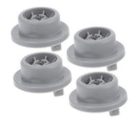 OSALADI Plastic Dishwasher Lower Rack Wheels Easy Install 4pcs Set Replacement for