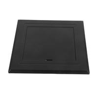 OSALADI Plumbing Access Panel Plastic Black 100X100Mm Wall and Ceiling Door Cover for Bathroom Drain Pipes and Electrical Wiring