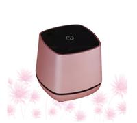 OSALADI Portable USB Powered Desktop Computer Speakers Mini Wired Stereo Sound Bass Music Player with Volume Control Compact Design for Home Office Rose Gold