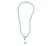 OSALADI Protection Bracelet 108-Beads Tibetan Style with 6Mm Turquoise Stones, Unisex Wristband for Yoga and Spiritual Luck