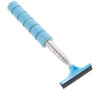 OSALADI Rearview Use Squeegee Mirror with Retractable Stainless Car Steel Handle and Rubber Blade, Convenient on Cleaning Portable Rainwater Window and Side Automotive