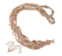 OSALADI Reusable Woven Mesh Grocery Bag with Rope Handle, 5Lb Capacity Vegetable and Fruit Storage Tote, Eco-Friendly String Net Bag for Kitchen and Travel Use