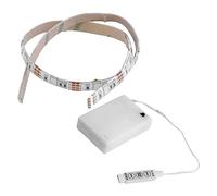 OSALADI RGB Led Strip Light Flexible 50cm Battery Powered Waterproof Rope Light Multi-Color Changing for Bedroom Living Room Tv Desk Bookshelf