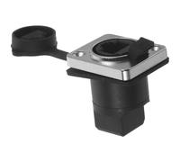 OSALADI Rj45 Panel Mount Adapter with 90 Degree Angled Socket for Ethernet | Copper ABS Rubber Build, Reliable Pass-through, Easy Install for Wall Plate Panels and Outdoor Use