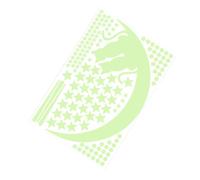 OSALADI Romantic Glow in Dark Stickers Green Luminous Decals for Wall Bedroom Nursery PVC Easy to Remove Valentine's Day Love Decor