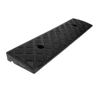 OSALADI Rubber Door Sill Mat Curb Ramp for Driveway Threshold Ramp 19.5 Inch Heavy Duty Slope Mat Ideal for Wheelchairs Loading Dock and Motorcycle Access