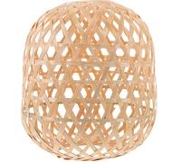 OSALADI Rustic Hand-Woven Bamboo Lampshade for Pendant Lamp, Ceiling Lamp Shade Bamboo Material, Vintage Style Lampshade Suitable for Home and Bedroom Decor