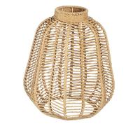 OSALADI Rustic Woven Lampshade Natural Seagrass Ceiling Light Shade Easy Install for Home