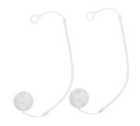 OSALADI Securely Mounted Pen Holder with High Durability Elastic Chain and Silicone Base for Reception Customer Service Desks and Retail Drop Protection