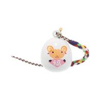 OSALADI Sheep Shape Bell Charm Mobile Phone Sheep Shaped Charm Lucky Feng Shui Ornament Bell Lanyard