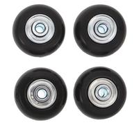 OSALADI Silent Pu Replacement Wheels for Suitcase Luggage with Ball Bearing, Heavy Duty and Quick Installation, for Travel and Transportation Hubs