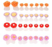 OSALADI Silicone Flower Toe Separators for Nail Polish Pedicure, Decorative Gel Toe Spacers Daisy, Rabbit, Sunflower, and Rose Designs, Suitable for Women’s Nail Art and Foot Care