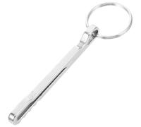 OSALADI Silver Money Clip Keyring Money Clip Simple Retro Metal Multi-Purpose Versatile Portable for Outdoor Use