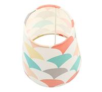 OSALADI Simple Fabric Lampshade 15cm Colourful Wave Bedside Lamp Shade Cover for Home Dining Pendant Table Lamp