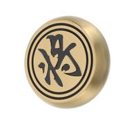 OSALADI Small Brass Weight Round Paper Weight Block for Office Desk, 3.9cm, Efficient Paper Holding, Brass Material, Studio Use, for Colleagues and Friends
