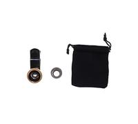 OSALADI Smartphone Camera Lens Golden Fisheye Wide Angle and Macro Lens for Mobile Photography Easy Design for Stunning Photos of Landscapes Pets and More