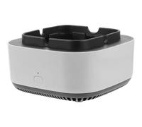 OSALADI Smokeless Ashtray Air Purifier with Odor Filter and Aromatherapy Pad, Grey Indoor and Outdoor Ash Holder for Smoke Removal and Fresh Air