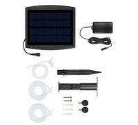 OSALADI Solar Oxygen Pump Portable Pond Aerator with High Airflow, Waterproof Quiet Mini Solar Pond Pump for Outdoor Fish Tanks and Pool Oxygenation, 1-Set