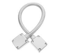 OSALADI Stainless Steel Door Loop Protector Heavy Duty Cable Defender for Access Control Systems Antipinch Design for Office and Public Spaces Durable Wire Cover for Enhanced Security and