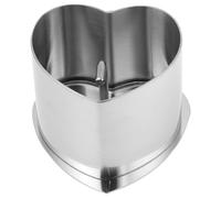 OSALADI Stainless Steel Rice Ball Mold Set Heart Shape, Press Plate and Base - DIY Sushi Rice Maker for Home Kitchen Baking and Food Shaping