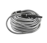 OSALADI Stainless Steel Telescopic Garden Hose and Corrosion Proof Design with Multi-Purpose Function 25ft EU Standard Watering Hose for Gardens and Windows Cleaning