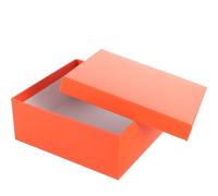 OSALADI Storage Box Orange 20X18X8Cm Paper Container for Wedding Favour and Wrapping