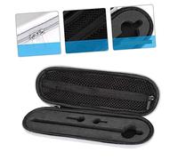 OSALADI Stylus Pen Case Holder for Pencil Durable Screen Pen Storage with Removable Sponge and Mesh Pocket for Accessories Compact Design White