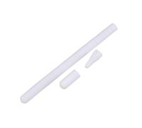 OSALADI Stylus Pencil Case for Pencil 2nd Generation Silicone Protective Cover Integrated Pen Cap Anti-fall White