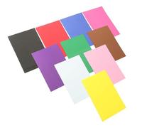 OSALADI Thick A4 Sponge Sheets Craft Paper for DIY Handicraft Projects, Sturdy Foam Material for Boys and Creative Arts and School Activities, 10 Pieces Assorted Colors