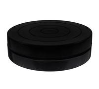 OSALADI Thickened Plastic Pottery Turntable Wheel with Slip Surface Clay Sculpture Rotating Plate for Easy Crafting and Display Mini Turntable Base for Pottery Making