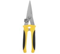 OSALADI Tin Snips for Sheet Metal, Heavy Duty Aviation Shears with Non Slip Handle for Wire Mesh, Aluminium, Iron Plate, Lead Flashing and Guttering Repair