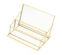 OSALADI Transparent Business Cards Holder Elegant Office Desk Display Rack for Organizing Cards for Clinics Retail Stores Trade Shows and Reception Centers