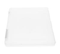 OSALADI Transparent File Organizer Box Document Storage Case Office Paper File Container for Contract Classification and Document Protection Practical Desktop Organizer for Home and School