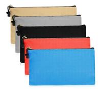 OSALADI Travel Toiletry Bag 5 Pack Canvas Makeup Bag Compartments Pen Pouch Makeup Organizer Bag for Artists