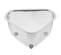OSALADI Triangle Kitchen Sink Food Strainer with Air Ventilation, Stainless Steel + Plastic Sink Mesh Basket for Dish and Food Storage in Kitchen