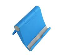 OSALADI Universal Foldable Phone Stand Tablet Holder S107 Blue Groove for Secure Hold Mini Desk Stand for Smartphones Tablets MP5