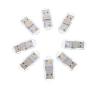 OSALADI USB Night Light 3000k 1w 8pcs Portable Lamp Plastic | 5v Power Input, 2x5730 Build, 360 Degree Illumination Angle, Lightweight Set