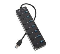 OSALADI Usb Port Data Usb Hub Expansion Adapter for Laptop Portable Independent