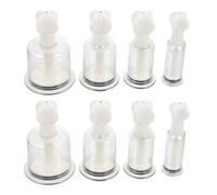 OSALADI Vacuum Cupping Tools 8Pcs Physical Therapy Cup for Body Massage with PP Material and Simple Structure, Circulation, for Physical Therapy